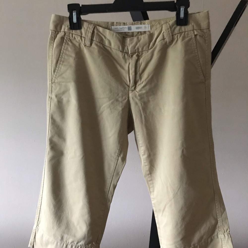 Gap Cropped Khaki Pants 4